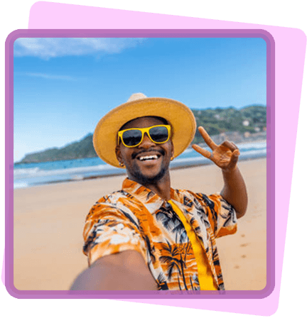 Start with a clear selfie of you